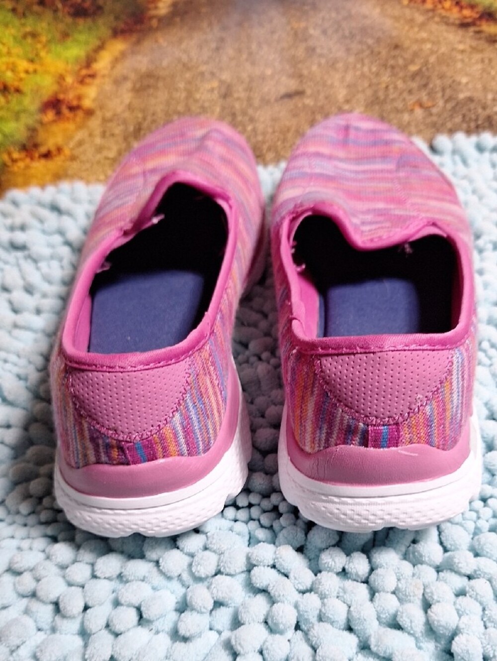 Danskin Pink Multi Slip-On Athletic Shoes - Picture 4 of 7